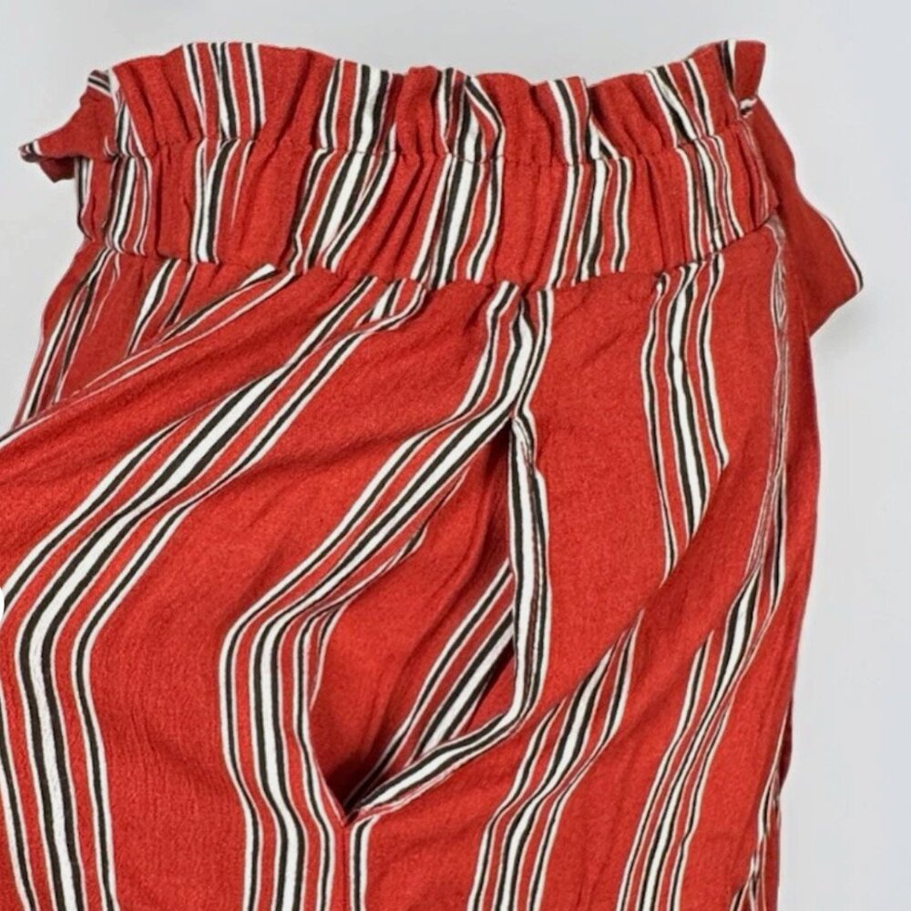 (S) SIMPLEE AWESOME Vertical Striped High Waist Palazzo w/ Slit Leg - Picture 7 of 12